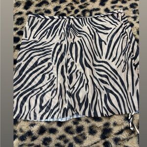Zebra Print Skirt